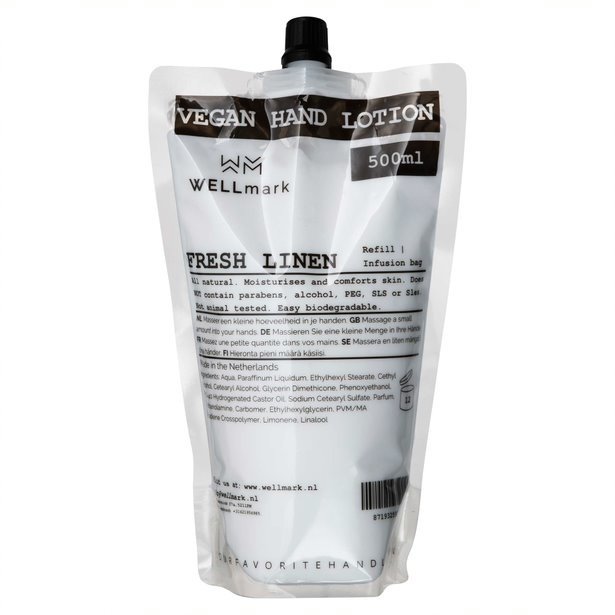 Refill pack hand cream fresh linen 500ml