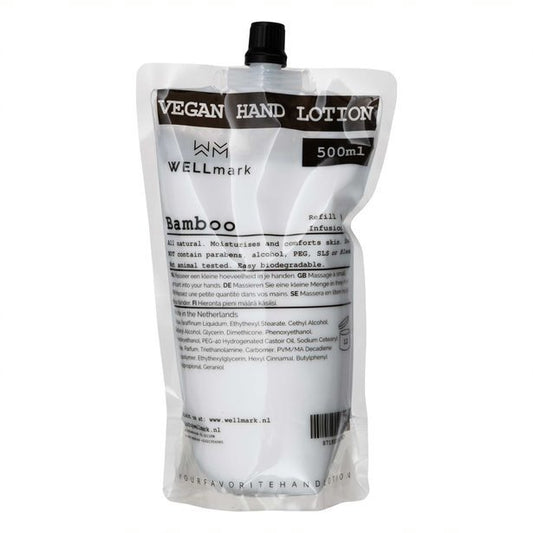 Refill pack hand cream bamboo 500ml